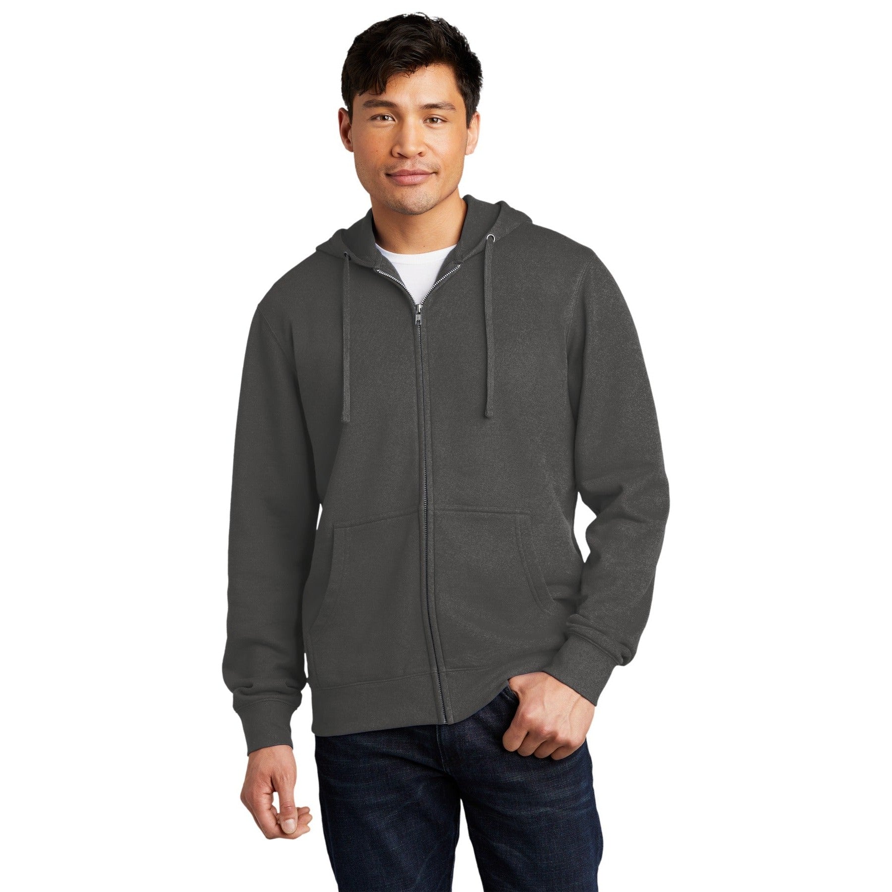 District-District® V.I.T.™Fleece Full-Zip Hoodie DT6102-MedTech-2